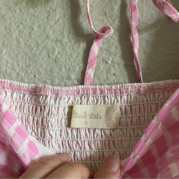 Altar’d State pink puff sleeve blouse - Picture 9 of 9